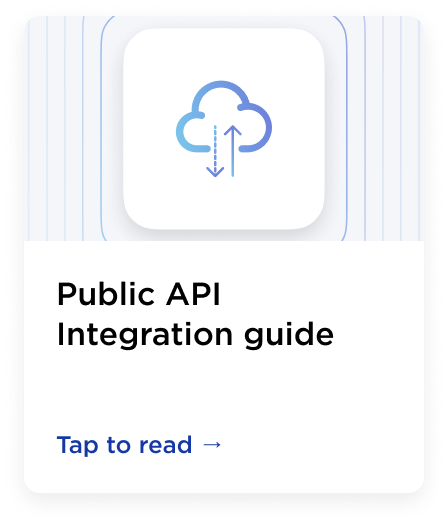Public API integration guide